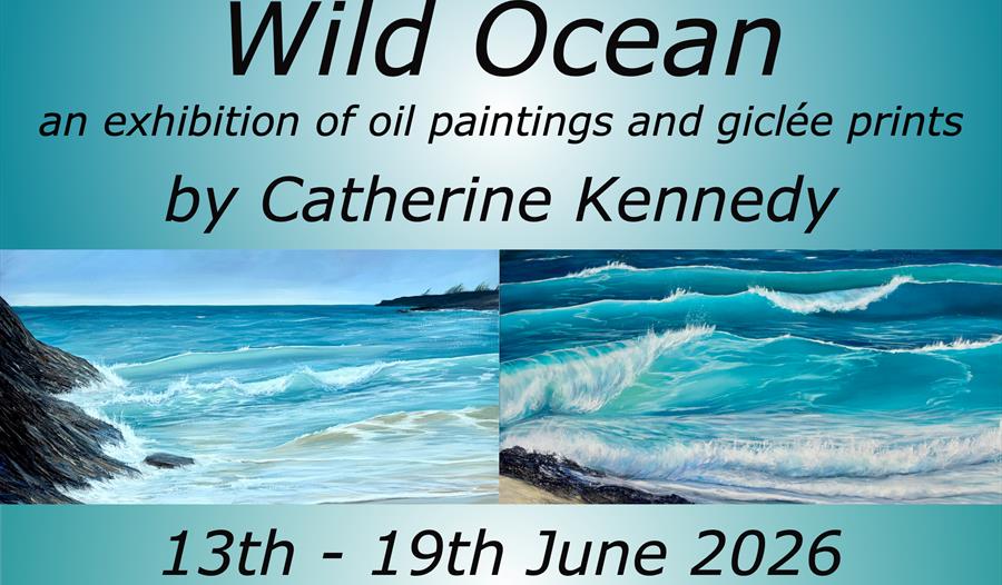 Wild Ocean 2026 an exhibitions of dramatic wave and seascape paintings and fine art giclée prints inspired by our beautiful coastline Saturday 13th J Wild Ocean 2026 an exhibitions of dramatic wave and seascape paintings and fine art giclée prints inspired by our beautiful coastline Saturday 13th J
