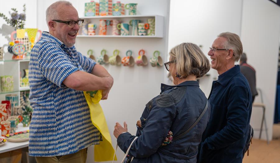 Craft Festival Bovey Tracey Ken Eardley Photo by Jim Wileman Craft Festival Bovey Tracey Ken Eardley Photo by Jim Wileman