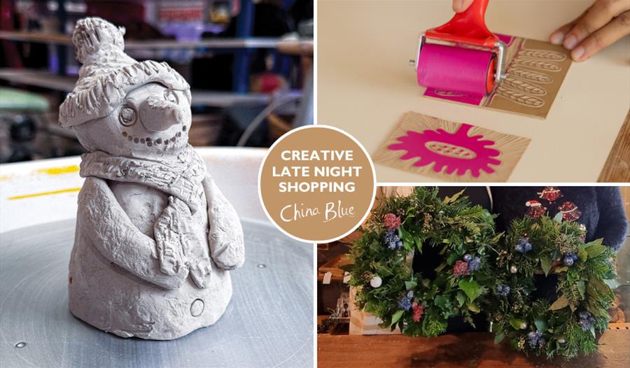 Creative Crafting & Late-Night Shopping at China Blue! Creative Crafting & Late-Night Shopping at China Blue!