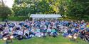 Theatre goers enjoying the outdoor theatre at Devonport Park, Plymouth