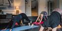 Indoor Yoga Class Salcombe Yoga Retreat
