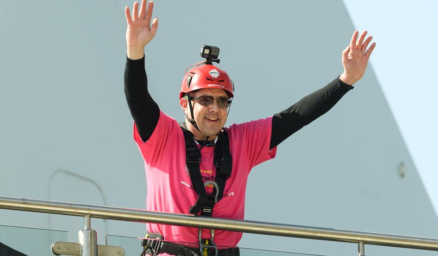 Abseiling for Brain Tumour Research