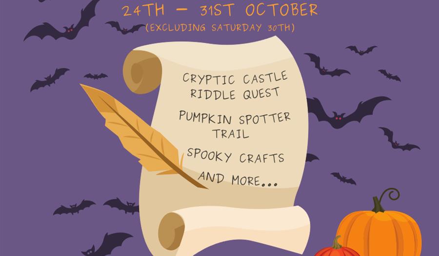 October Half Term Poster, Powderham Castle