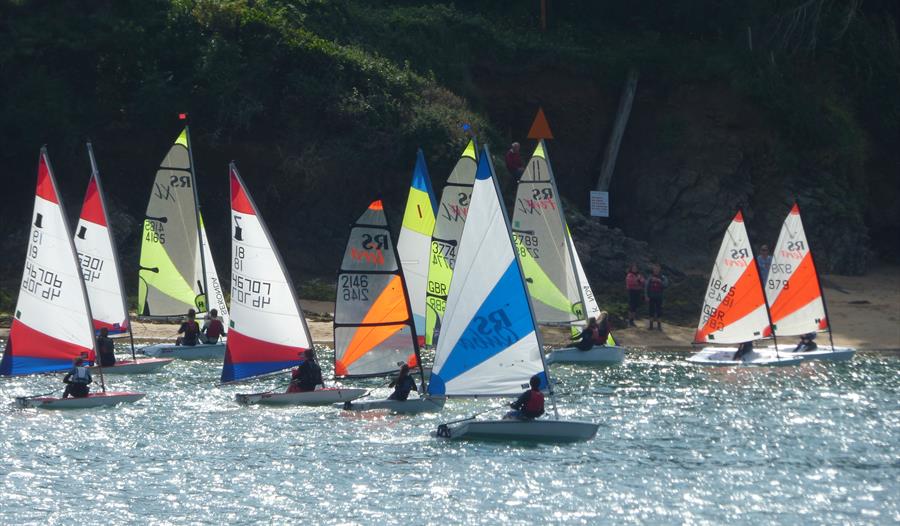 Dinghy sailing at Salcombe Yacht Club