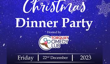 Torquay Comedy Club Christmas Party Poster