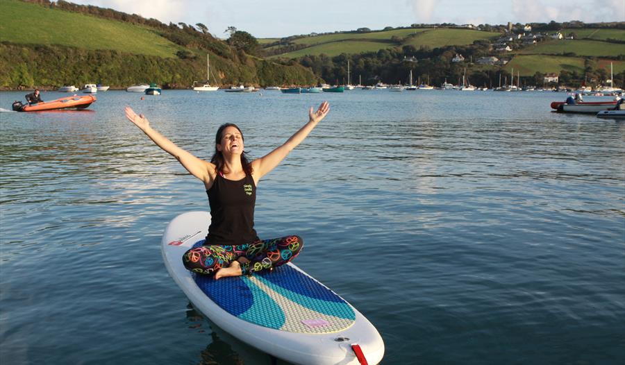 Stand Up Paddleboard Yoga on Kingsbridge Estuary with Simply Soulful Yoga