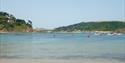 View of the Kingsbridge Salcombe Estuary from South Sands Beach