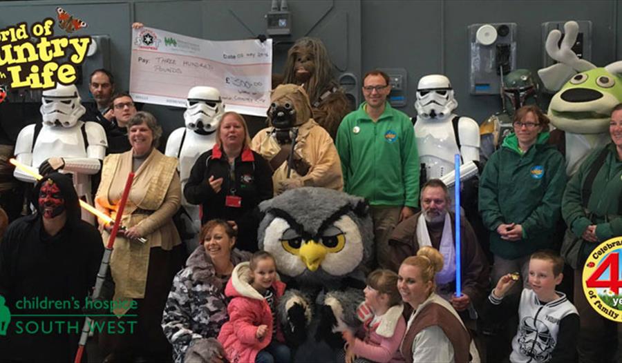 Star Wars Day Bank Holiday Monday World of Country Life Exmouth Devon