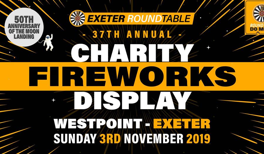 Exeter Round Table 37th Annual Charity Fireworks Display - Westpoint Exeter - Sunday 3rd November 2019