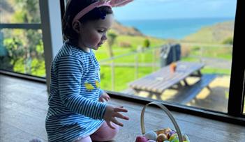 Easter egg hunt & book reading at Soar Mill Cove Hotel