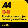AA 2 Rosettes for Culinary Excellence