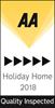 AA Black Pennant Award 2018 - Holiday Home
