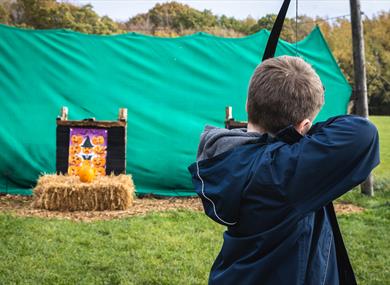 Halloween Archery Pumpkin Shooting with New Forest Activities