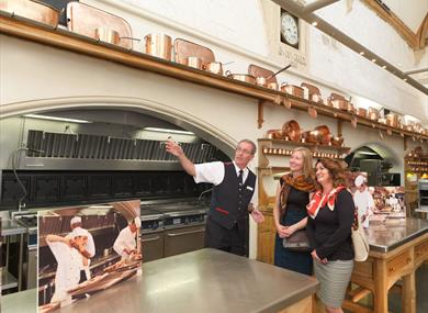 People and guide on Great Kitchen Tour, Windsor Castle. © Royal Collection Enterprises Limited 2026 | Royal Collection Trust