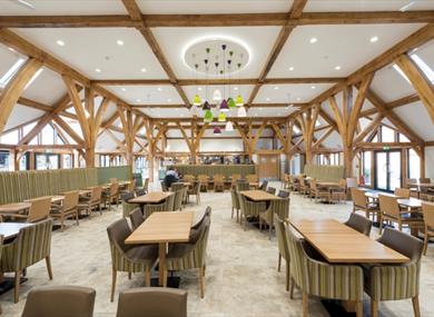The Coffee Shop and Restaurant at South Downs Nurseries near Hassocks in West Sussex 