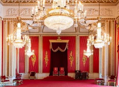 Buckingham Palace, London, Throne Room