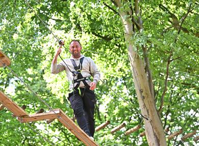 A Dad at Go Ape 