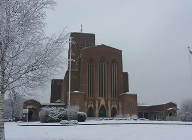Guildford Cathedral at Winter Time
