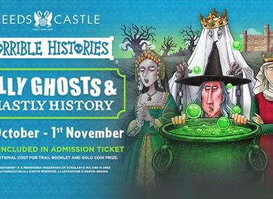 Horrible Histories come to Leeds Castle, Maidstone this October half term with silly ghosts and ghastly history