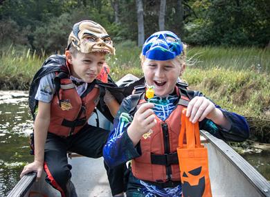 Canoe Halloween Treasure Hunt with New Forest Activities