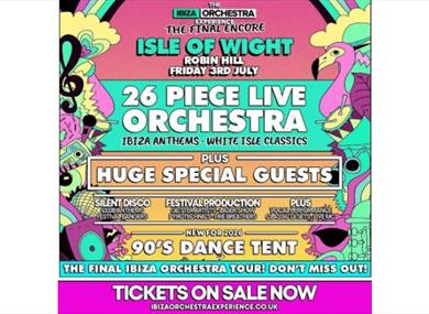 Isle of Wight, Things to do, Ibiza Orchestra, Concert, Robin Hill, Downend, Newport