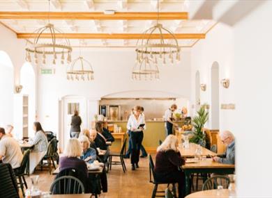 Inside the West Dean Gardens Kitchen in Chichester
