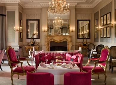 Luxury Drawing Room at Alexander House Hotel in West Sussex
