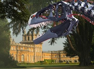 Megalosaurus at Blenheim Palace South Lawn 