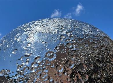Luke Jerram's Mirror Moon at Royal Observatory Greenwich