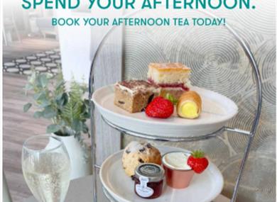 Afternoon Tea at ORI caffe at Milton Keynes John Lewis
