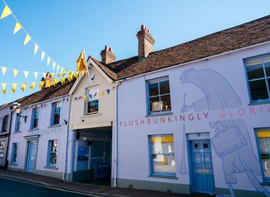 The outside of the Roald Dahl Museum. An old coaching in on Great Missenden High Street