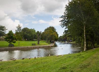 Royal Military Canal in Hythe, Kent