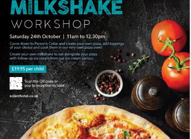 Pizza and Milkshake Workshop at the Parsons Collar in Whiteley