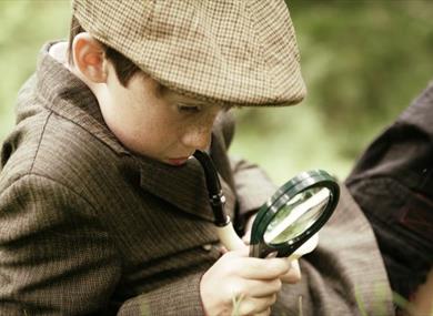 Sherlock Holmes mystery trail at Milestones Museum