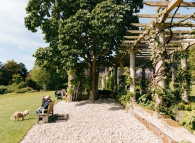 Stunning 300 foot pergola at West Dean Gardens