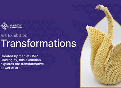 Transformations Art Exhibition - An Evening of Conversation at Guildford Cathedral, Surrey
