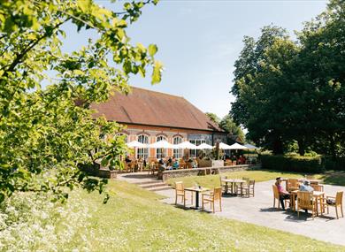 Summer Evening Dining at West Dean Gardens Kitchen