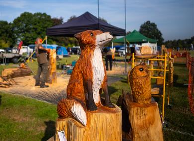 Wood Carvings at Woodfest