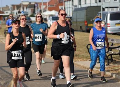 Runners at Clacton HM & 10k