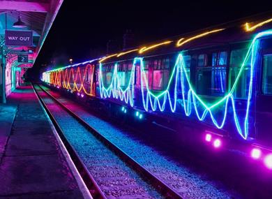 SteamLights at Bluebell Railway
