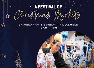 Poster for the Festival of Christmas Markets at Port Solent