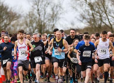 Runners at Hadleigh Legacy 10k