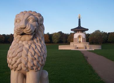 The Peace Pagoda, Willen Lake