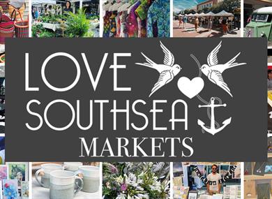 Love Southsea Market Palmerston Road Poster