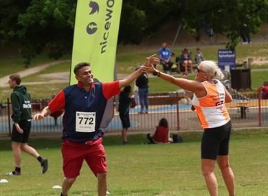 Runners at Mid Sussex Marathon Weekend
