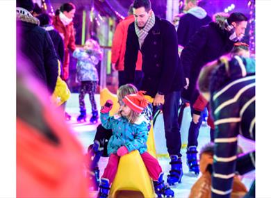 Ice Skating on the Prom