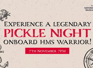 Illustration for Pickle Night Onboard HMS Warrior