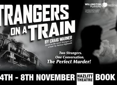 poster for Stranders on a train