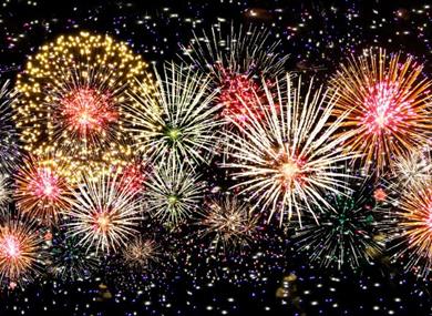 Winchester Fireworks and Torchlight procession