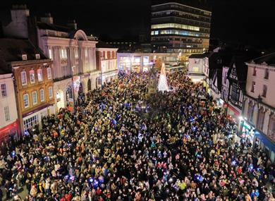Maidstone Christmas Light Switch On